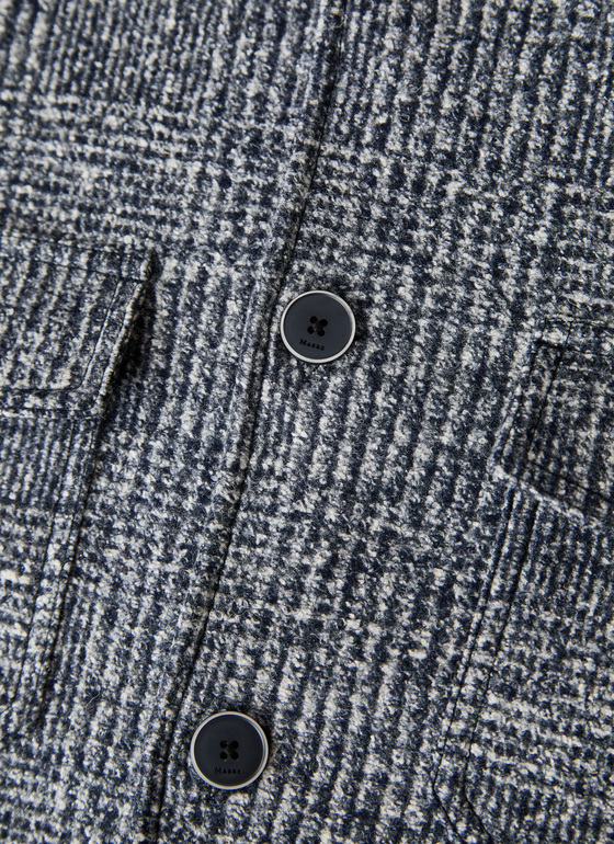 Jacke Web Navy Frontansicht