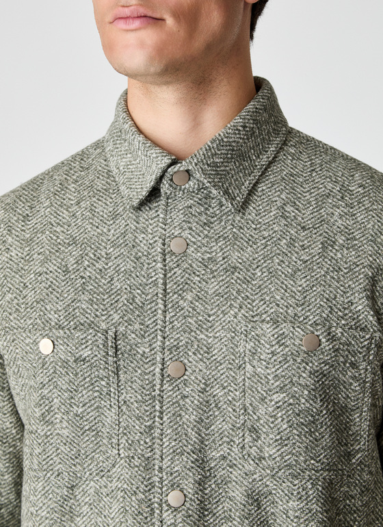 Jacke Wirk Foggy Teal Frontansicht