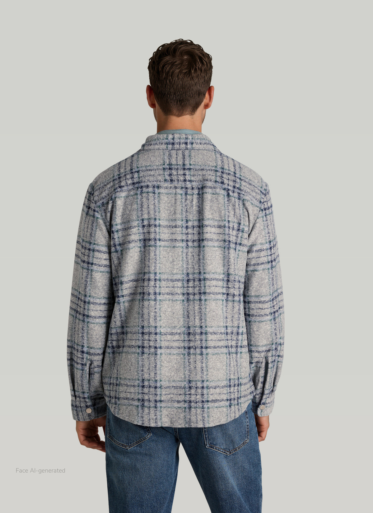 Overshirt, Shark Skin Rückansicht