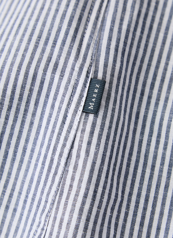 Hemd 1/2 Arm Freizeit Navy Frontansicht