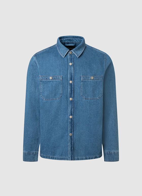 Jacke Web Dawn Blue Frontansicht