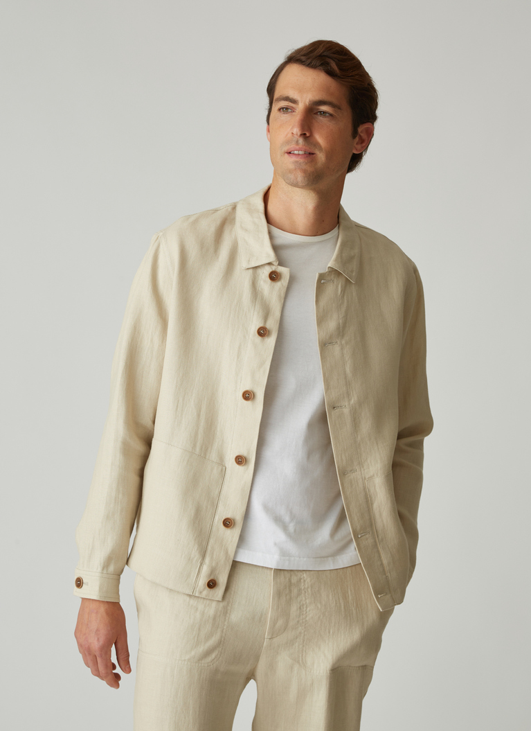 Overshirt, Stirred Cappuccino Frontansicht