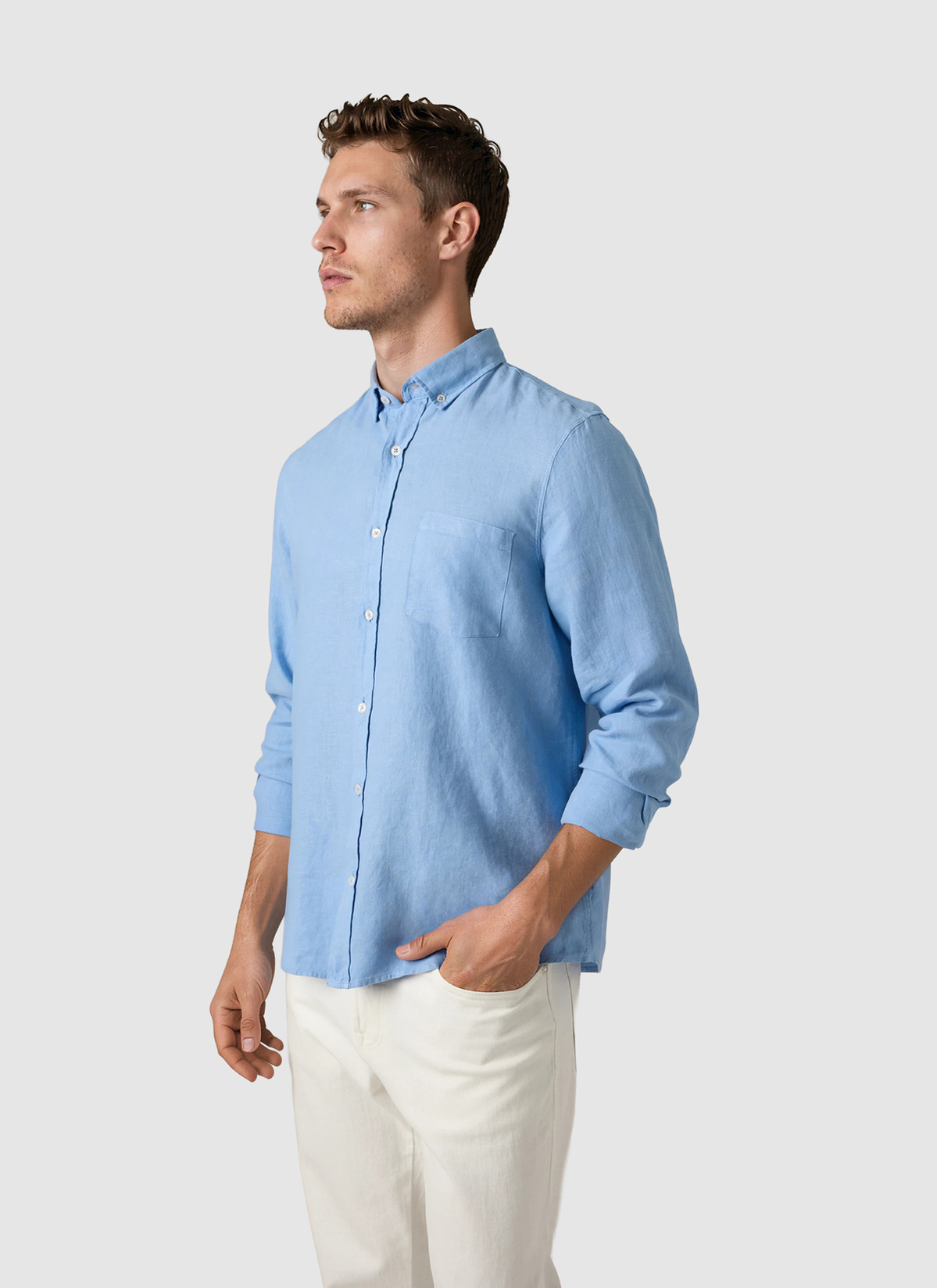 Hemd 1/1 Arm, Blue Sky Frontansicht