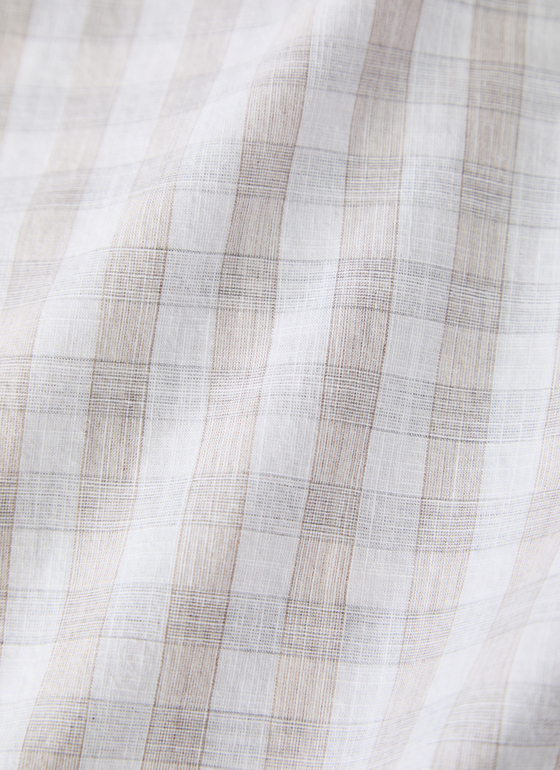 Hemd 1/1 Arm Iced Latte Frontansicht