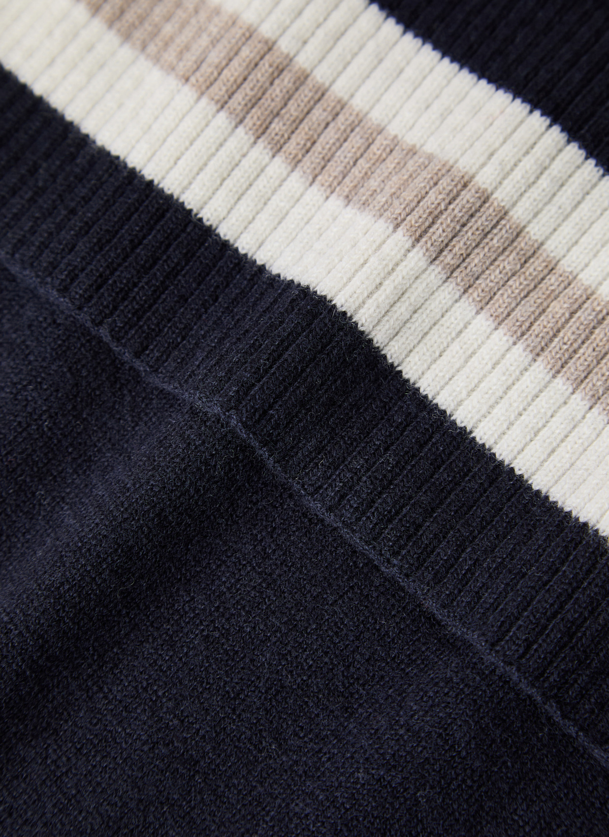 Schal, Navy Detailansicht 1