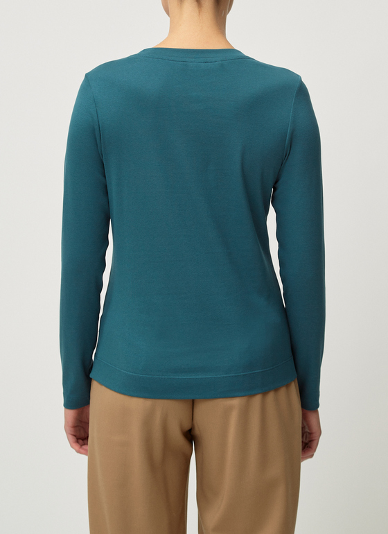 Longsleeve 1/1 Arm Sea Green Frontansicht