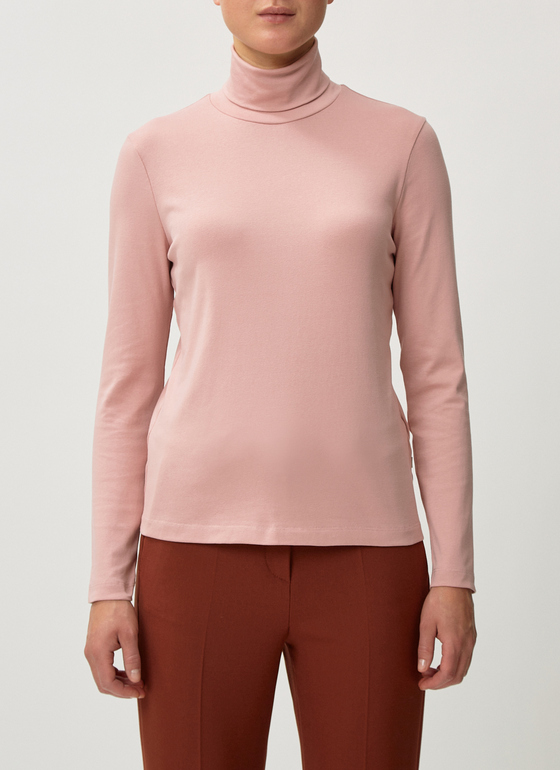 Bluse 1/1 Arm Rosé Frontansicht