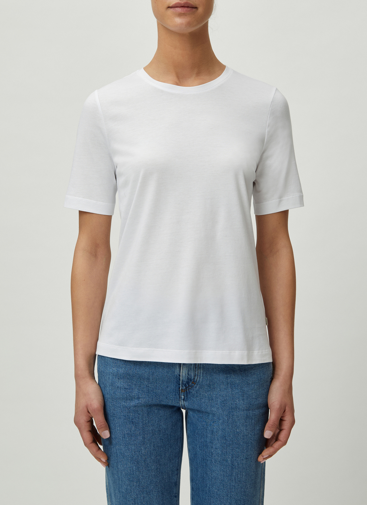 Sweat Jacke, Pure White Detailansicht 1