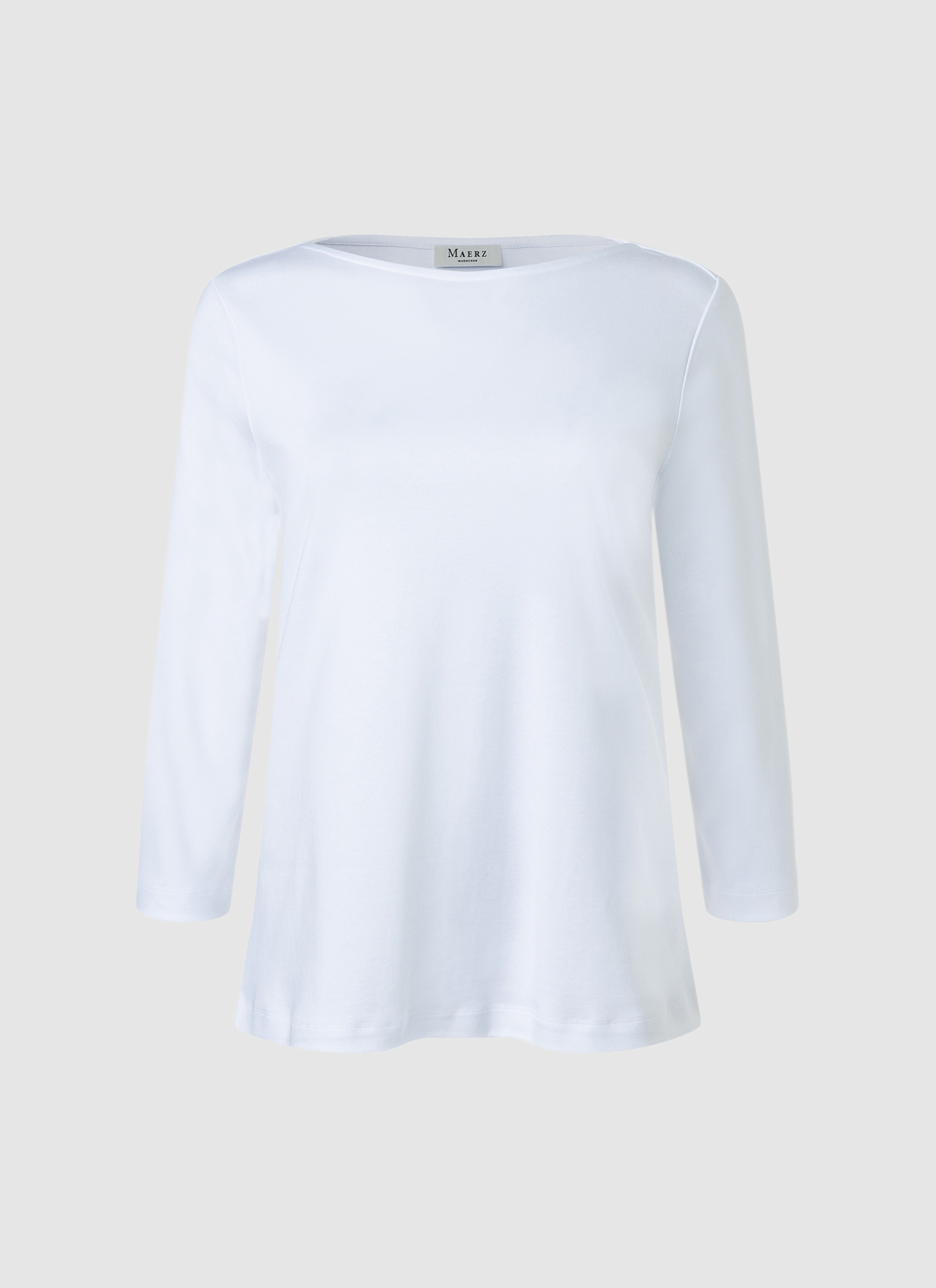 T-Shirt Rundhals 1/2 Arm, Pure White 