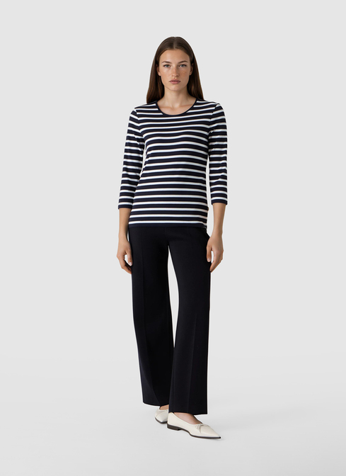 Shirt Rundhals 3/4 Arm width=
