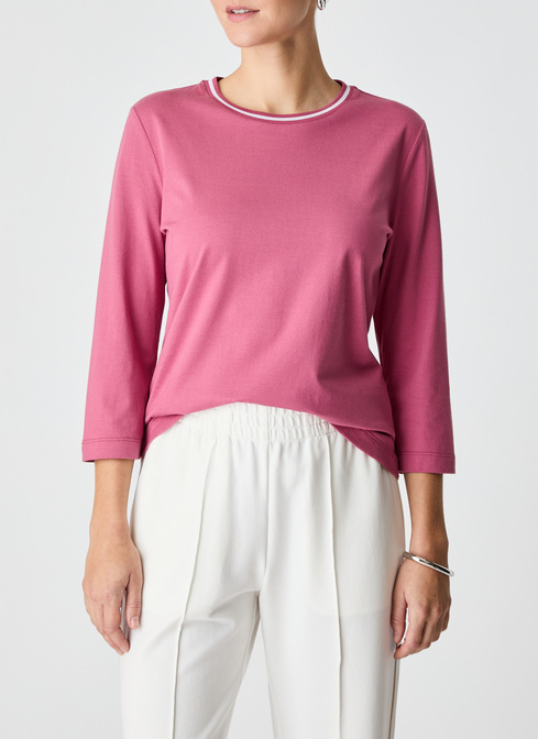 Longsleeve Rundhals 3/4 Arm width=