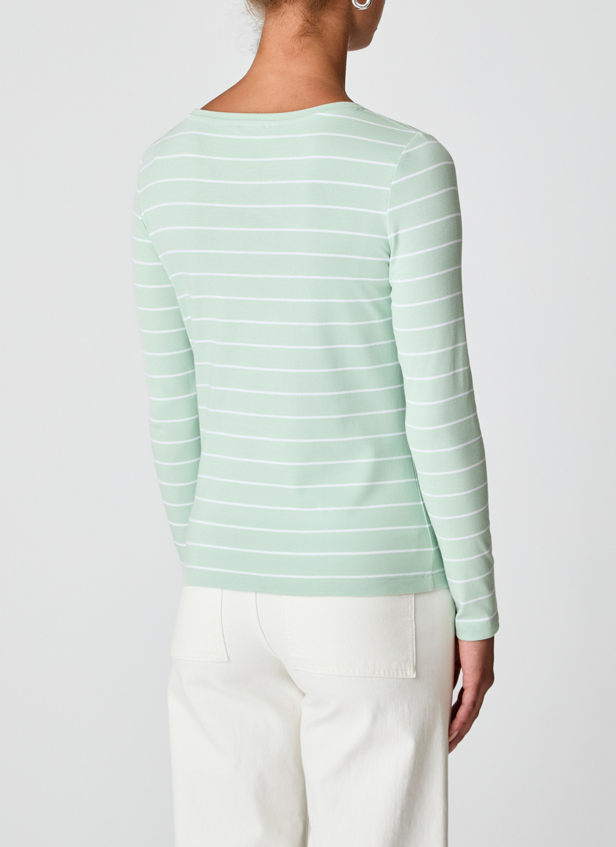Longsleeve 1/1 Arm, Pastel Pistachio Rückansicht