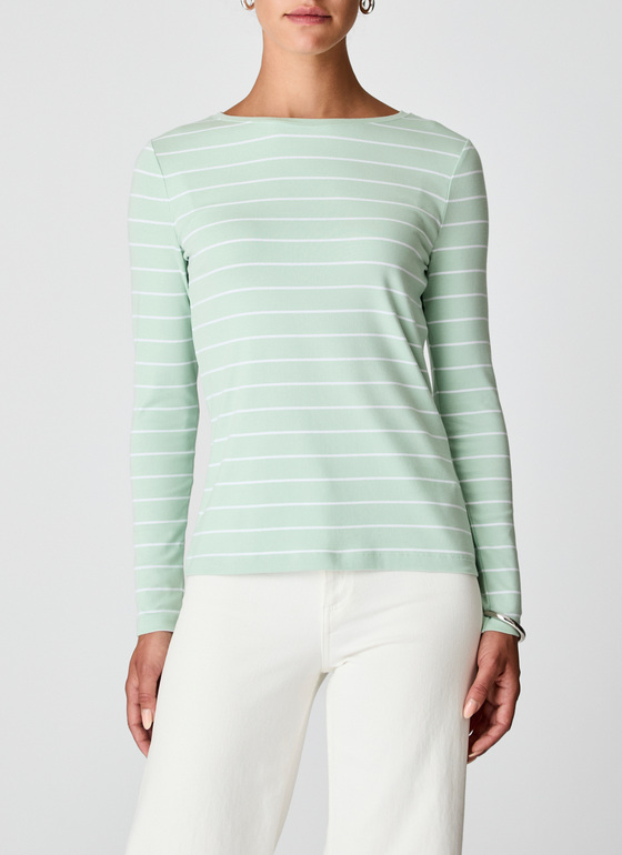 Longsleeve 1/1 Arm Pastel Pistachio Frontansicht