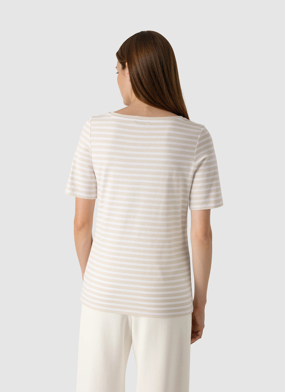 T-Shirt Rundhals 1/2 Arm Beach Frontansicht