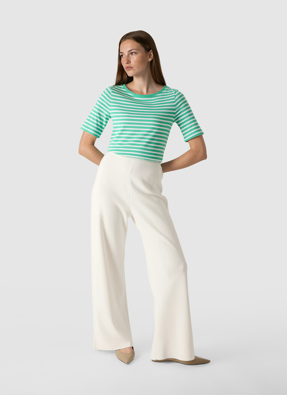 T-Shirt Rundhals 1/2 Arm Jade Green Frontansicht