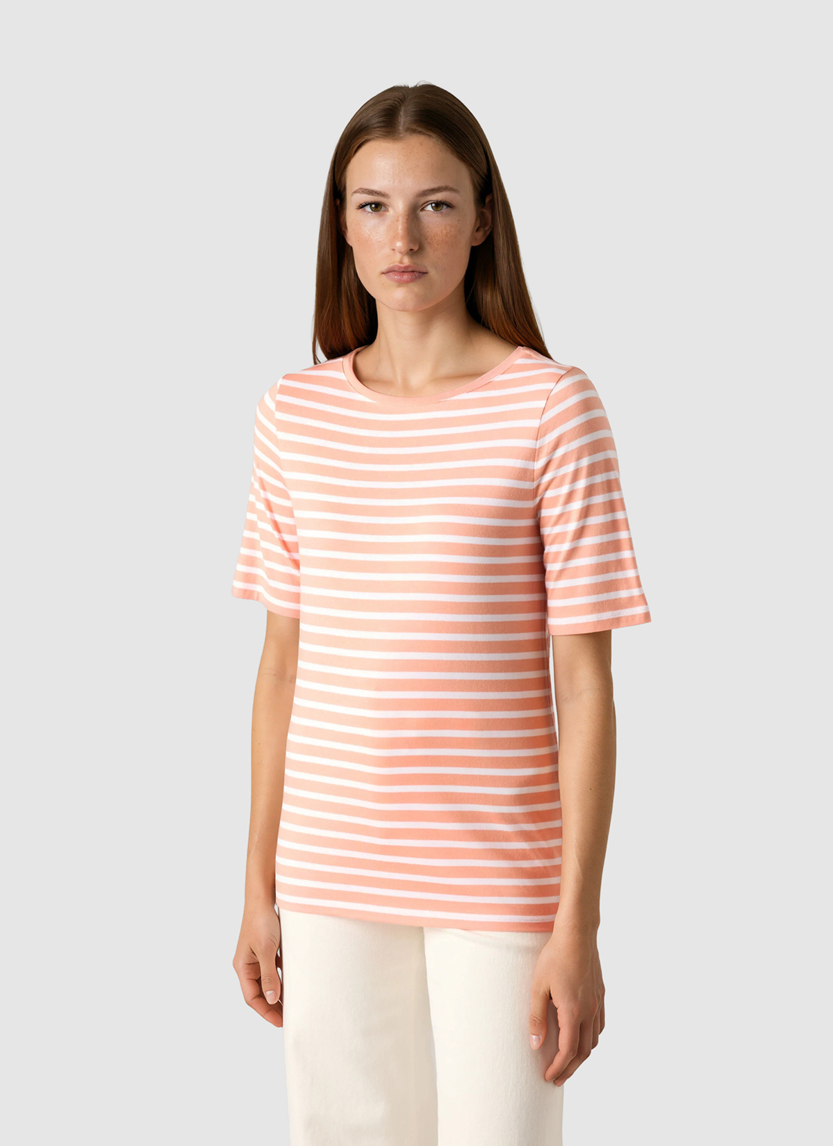 T-Shirt Rundhals 1/2 Arm, Coral Reef Frontansicht
