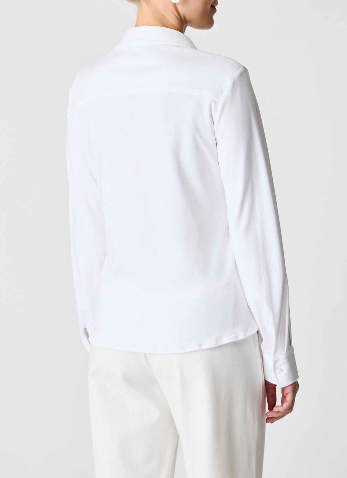 Bluse 3/4 Arm, New White Rückansicht