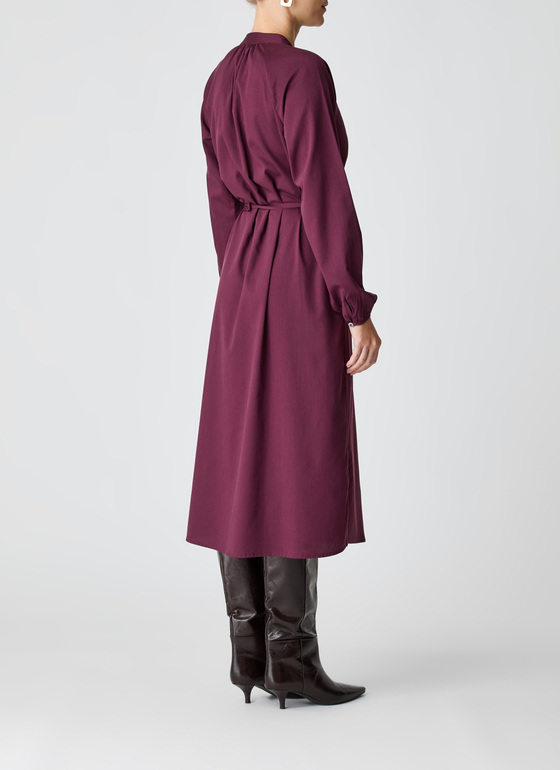 Kleid Oxid Red Frontansicht