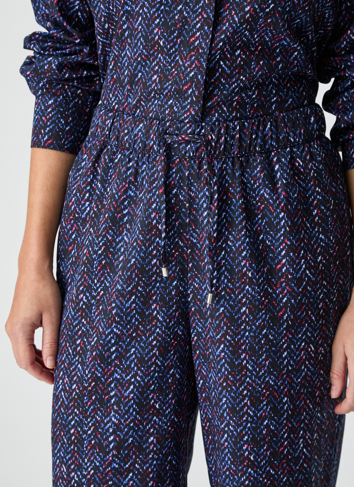 T-Shirt Rundhals 1/2 Arm, Navy Detailansicht 2