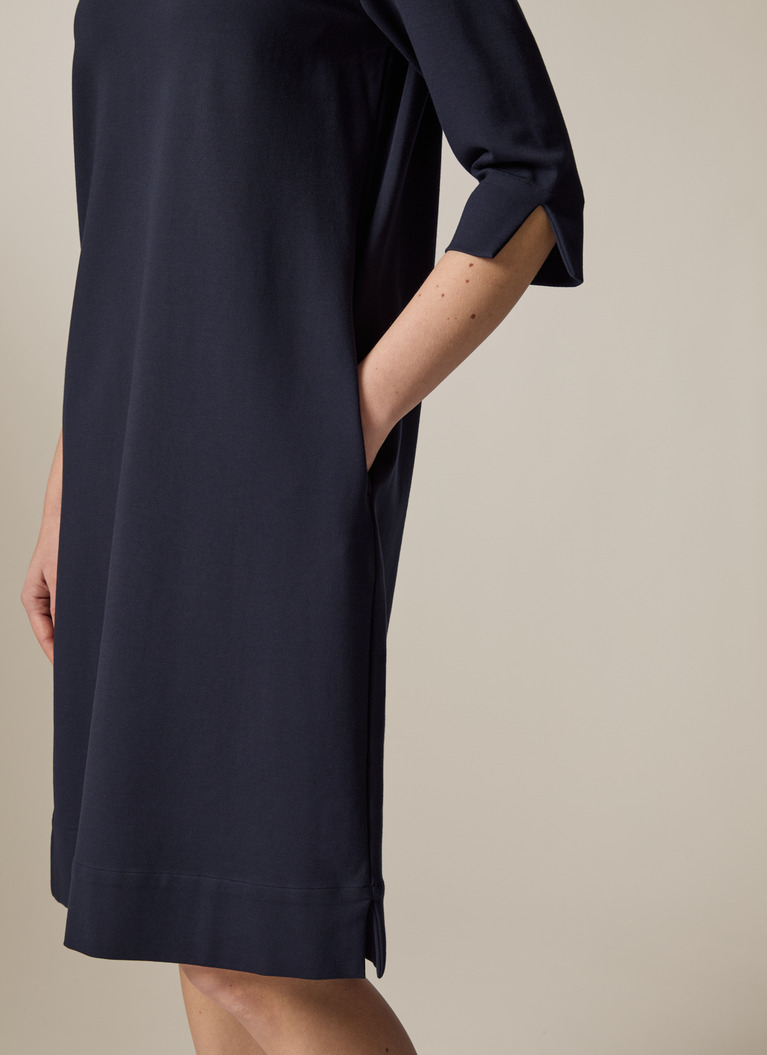 Kleid, Navy Detailansicht 2