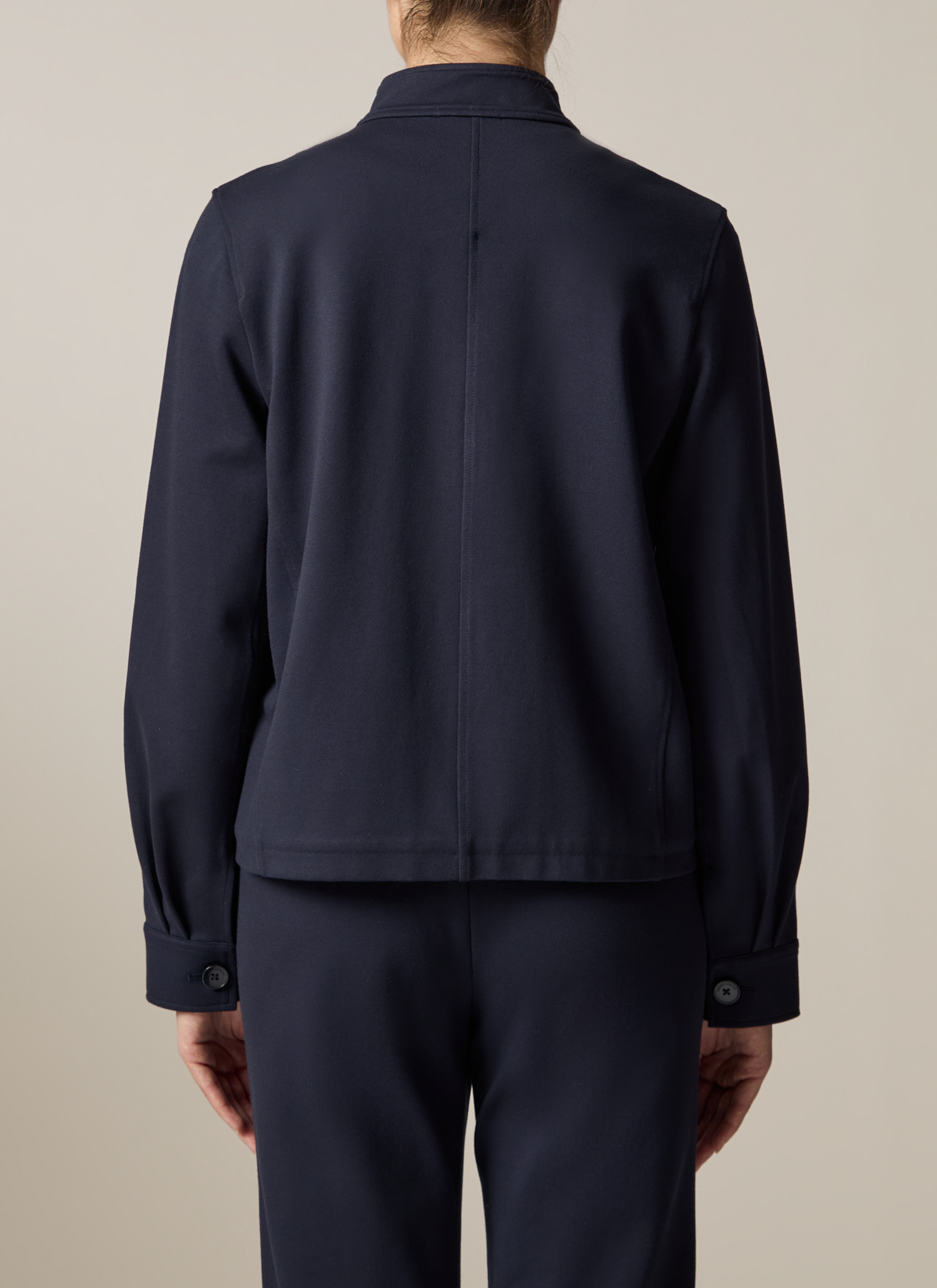 Shirt Polohemd, Navy Rückansicht