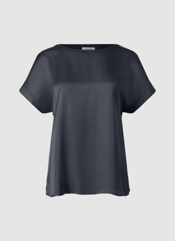 T-Shirt Rundhals 1/2 Arm Navy Frontansicht