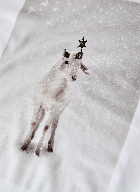 T-Shirt Rundhals 1/2 Arm Pure White Frontansicht