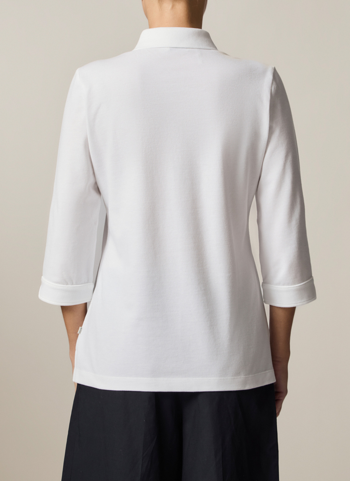 Poloshirt, Pure White Rückansicht
