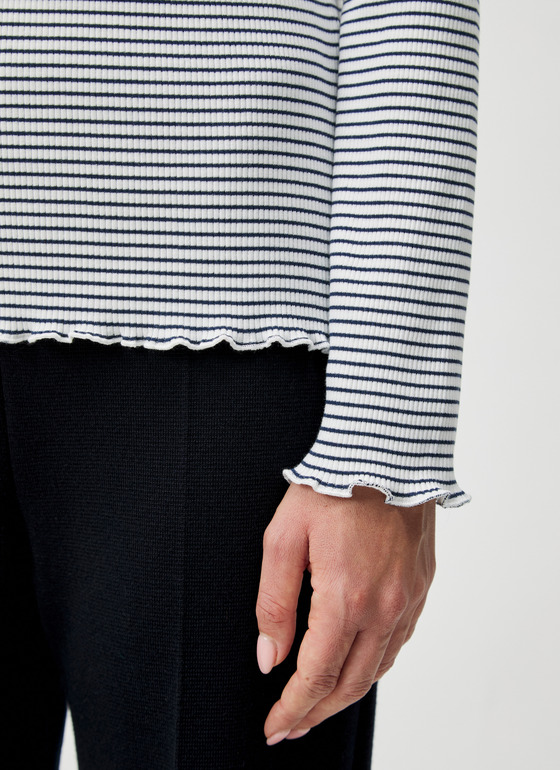 Longsleeve 1/1 Arm Navy Frontansicht