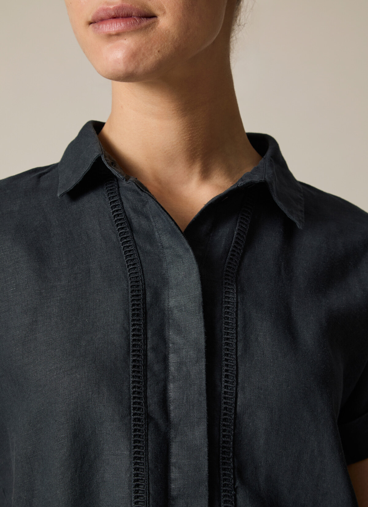 Bluse o. Arm, Black Detailansicht 1