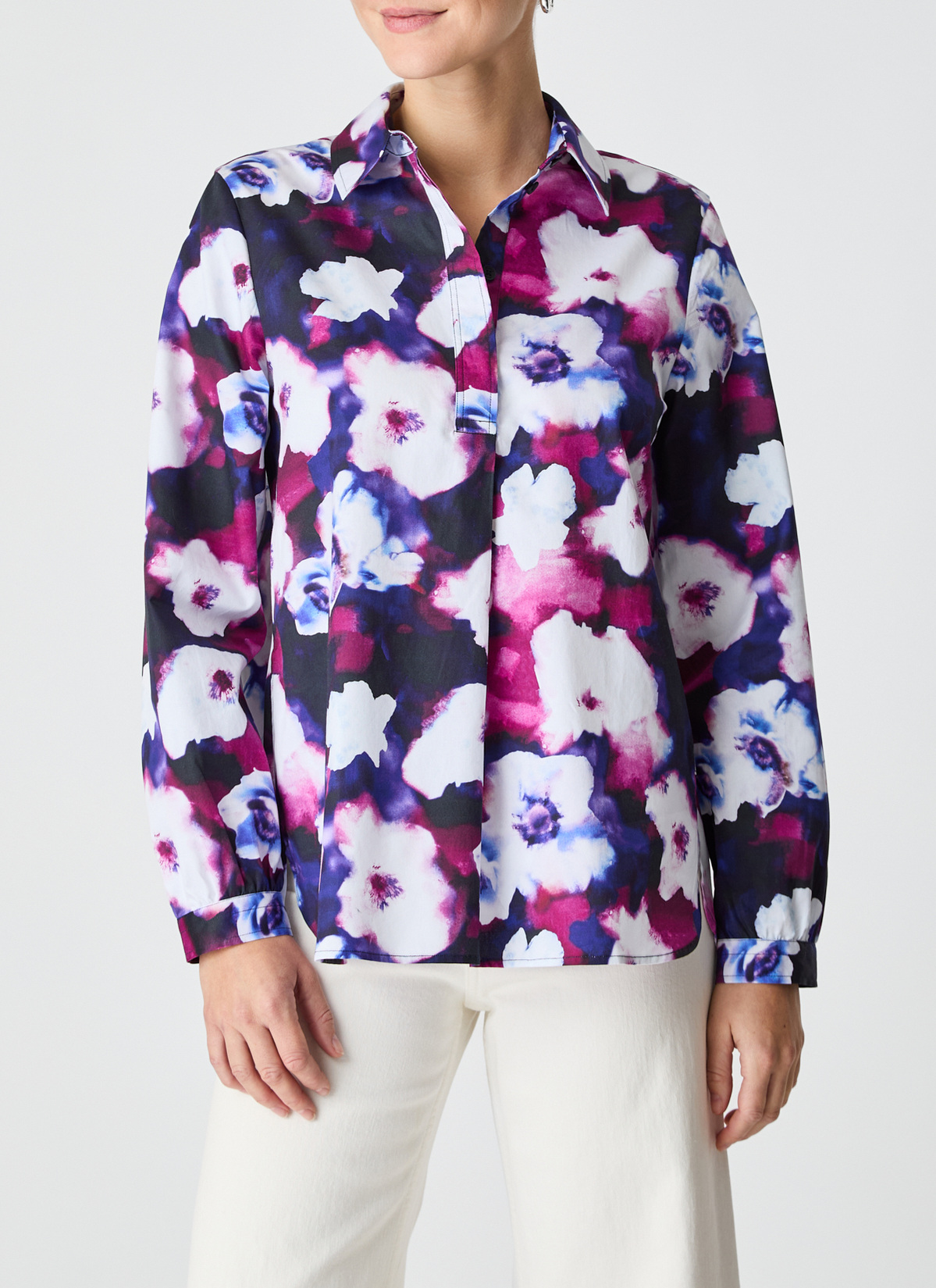 Shirt Polohemd, Smoky Pink Frontansicht