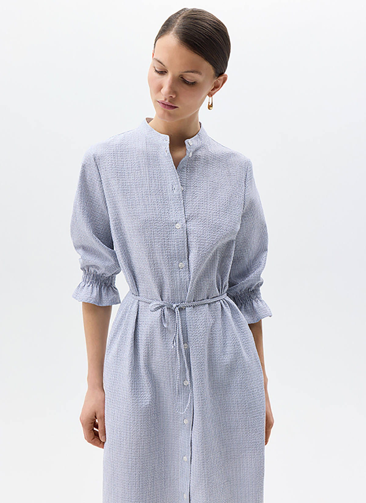 Kleid, Mystic Blue Frontansicht
