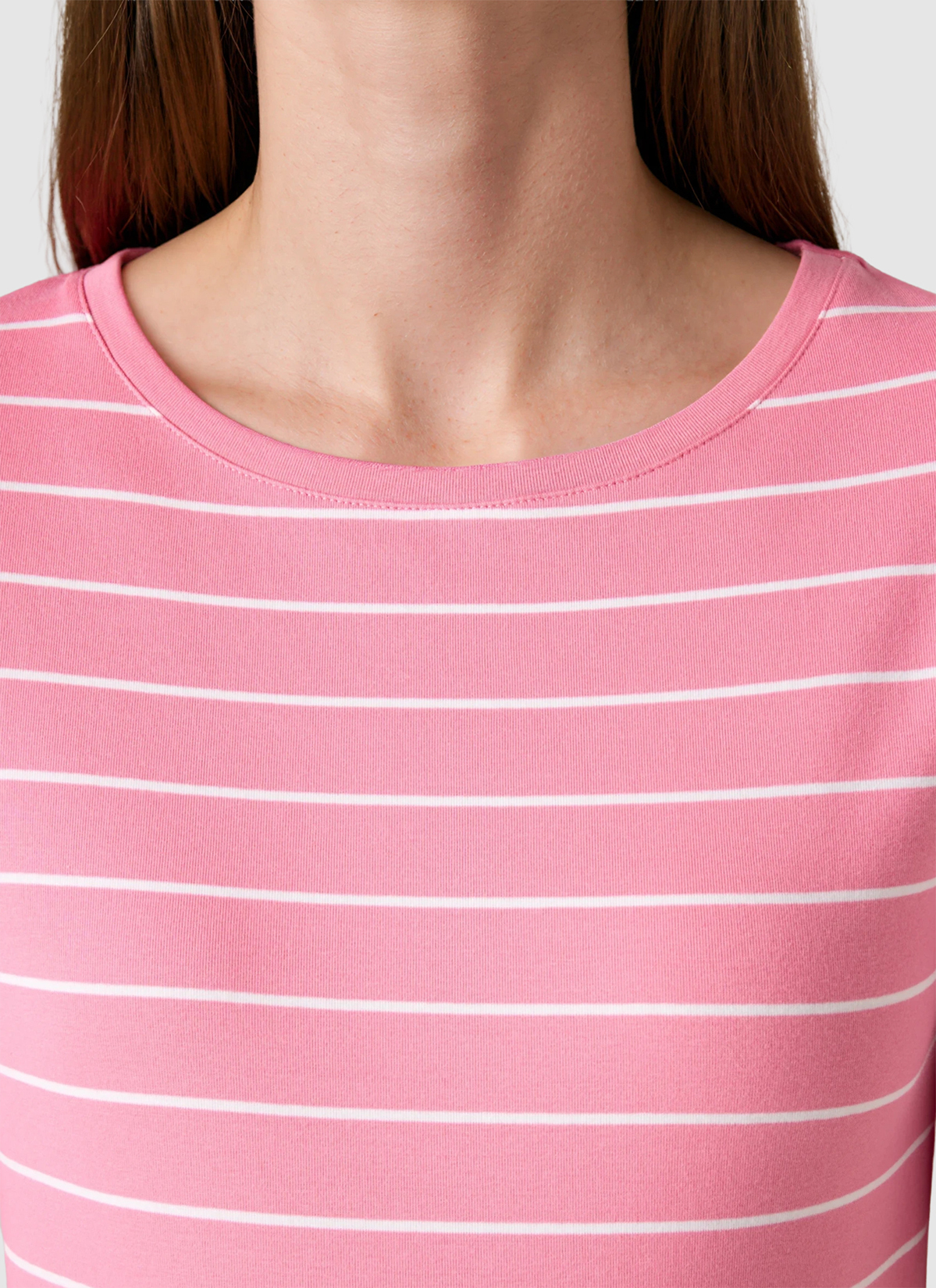 T-Shirt Rundhals 1/2 Arm, Chateau Rose Detailansicht 1