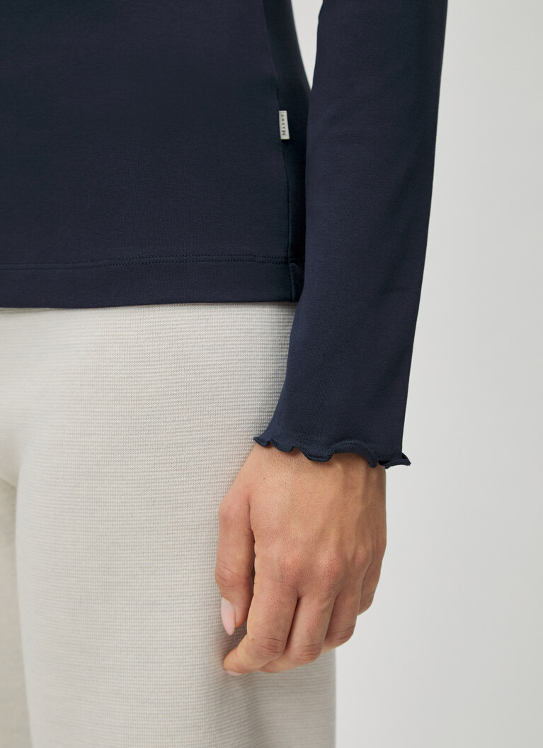 Longsleeve 1/1 Arm, Navy Detailansicht 1