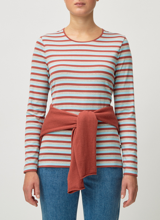 Longsleeve 1/1 Arm Carmine Red Frontansicht