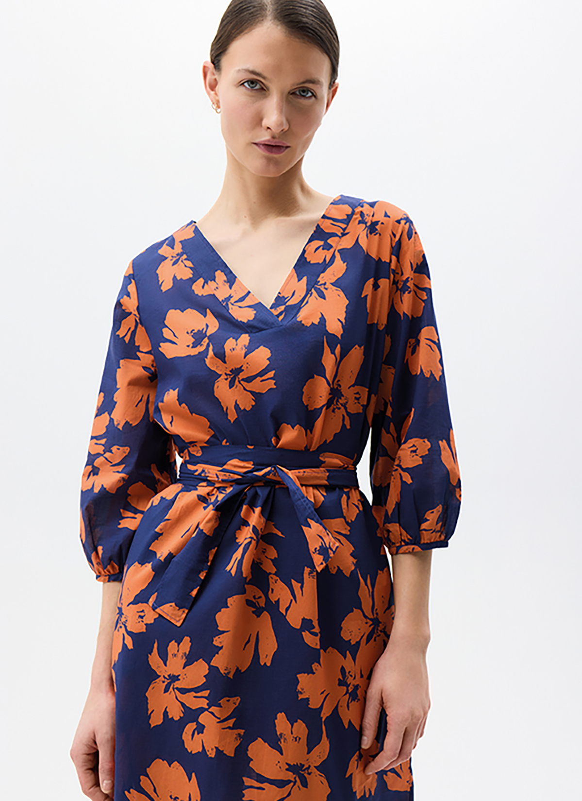 Kleid, Mystic Blue Frontansicht