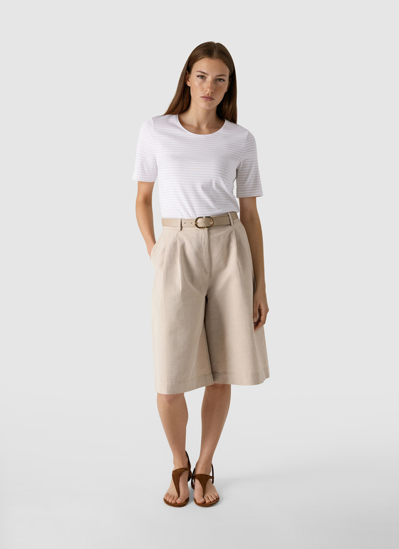 T-Shirt Rundhals 1/2 Arm Beach Frontansicht