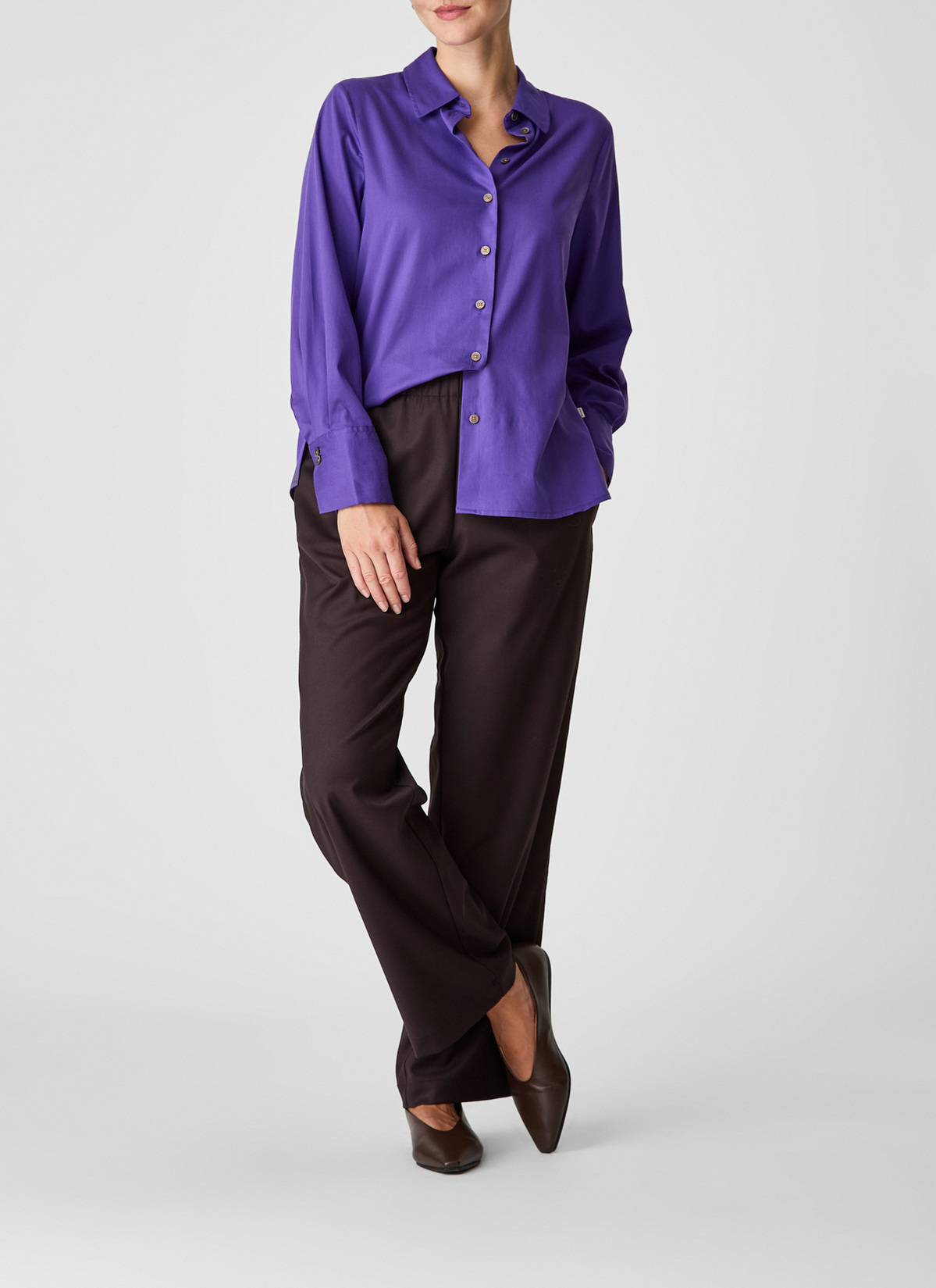 Bluse 1/1 Arm, Mythical Violet Detailansicht 1