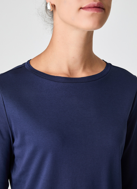 Longsleeve Rundhals 3/4 Arm Bright Night Frontansicht