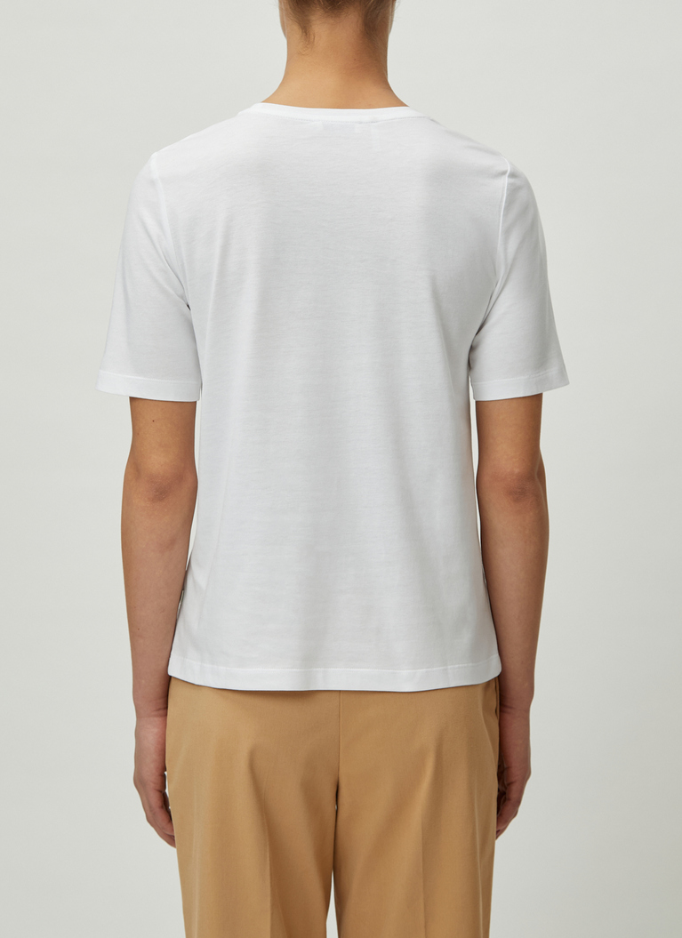 T-Shirt Rundhals 1/2 Arm, Soft Lavender Rückansicht
