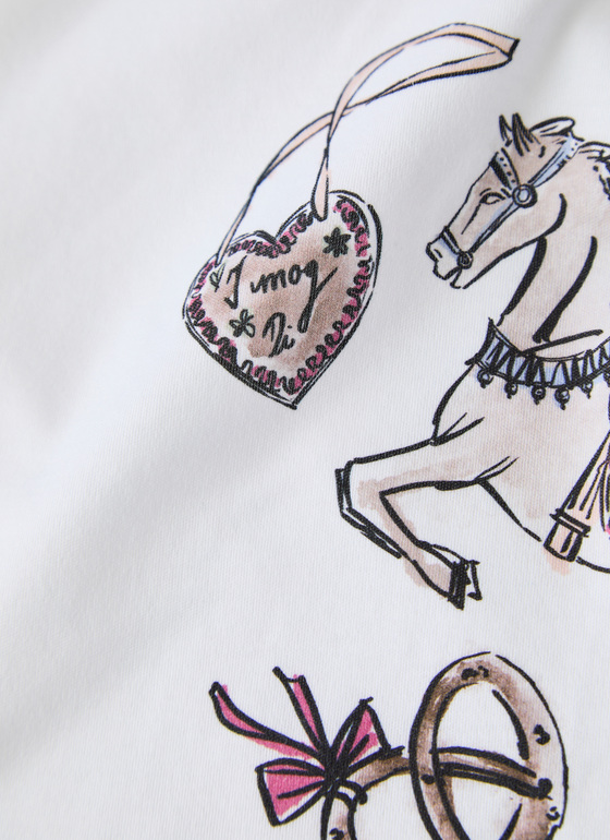 T-Shirt 1/2 Arm Pastel Peach Frontansicht