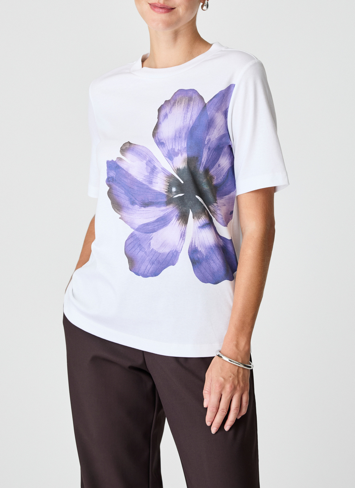 T-Shirt 1/2 Arm, Mythical Violet Frontansicht