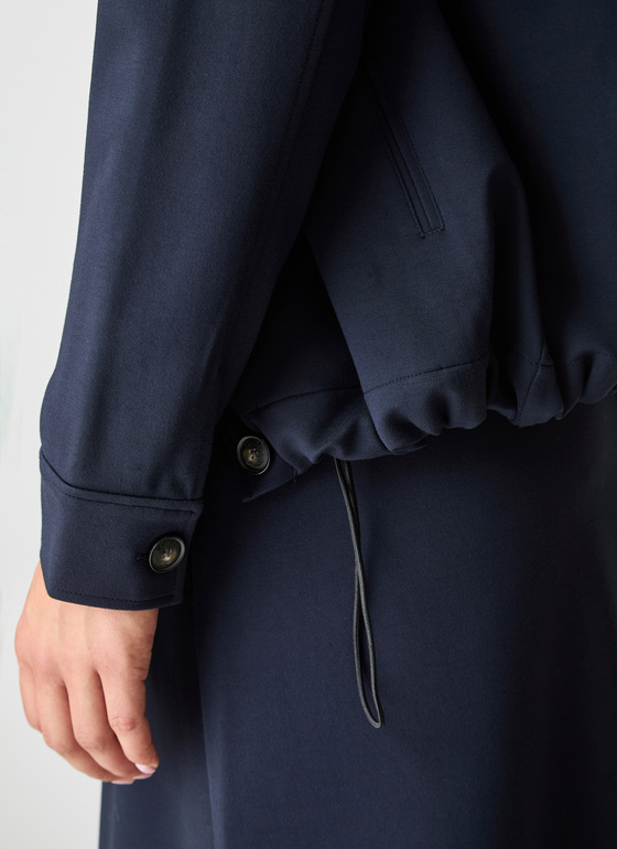 Jacke Wirk Navy Frontansicht