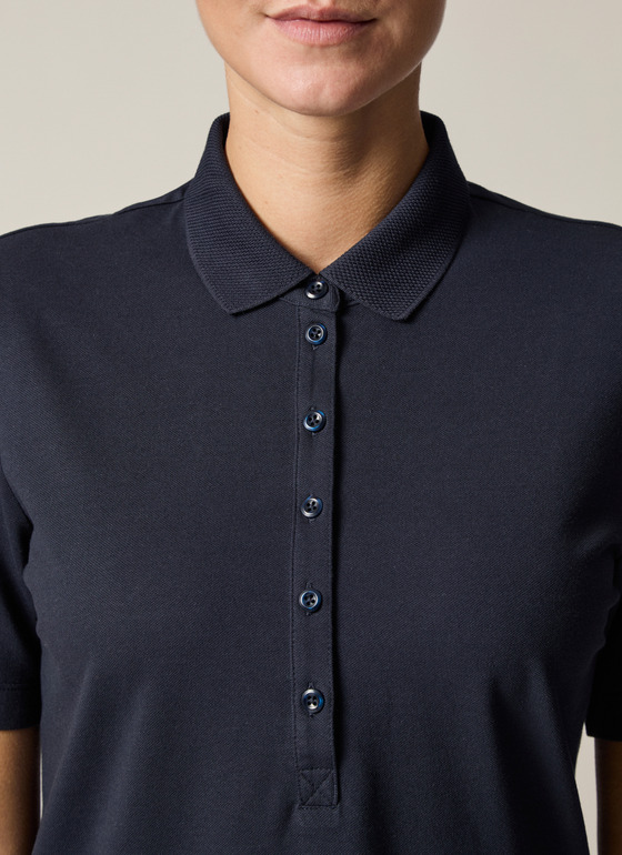 Bluse 1/1 Arm Navy Frontansicht