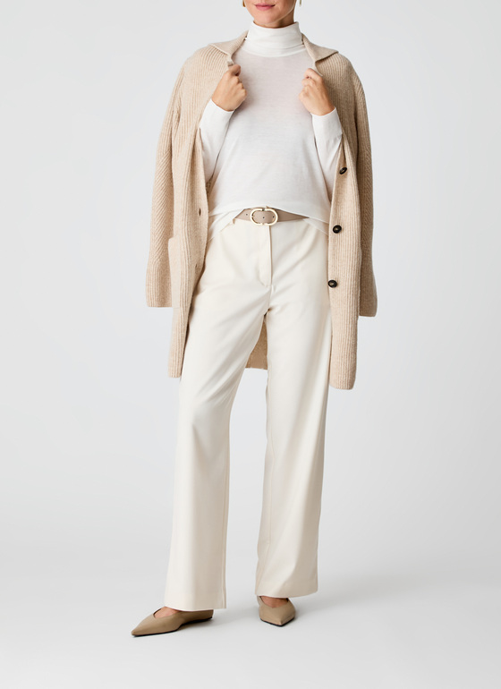 Longsleeve 1/1 Arm New White Frontansicht