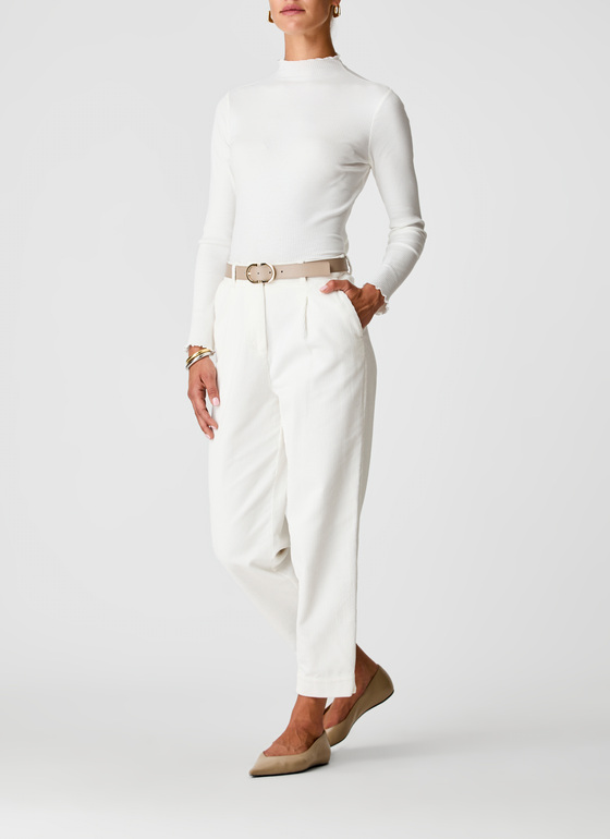Longsleeve 1/1 Arm New White Frontansicht
