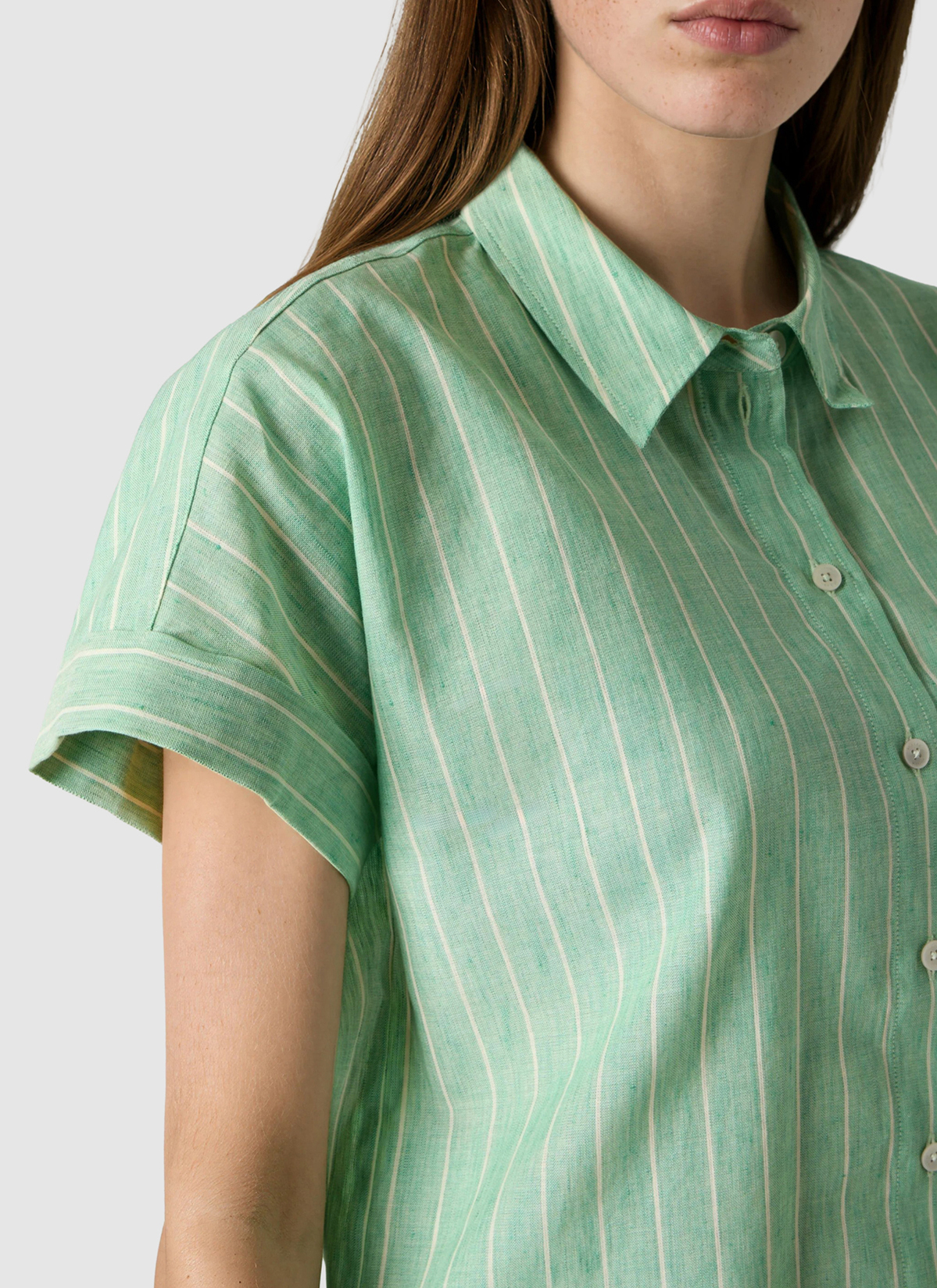 Bluse 1/2 Arm, Jade Green Detailansicht 1