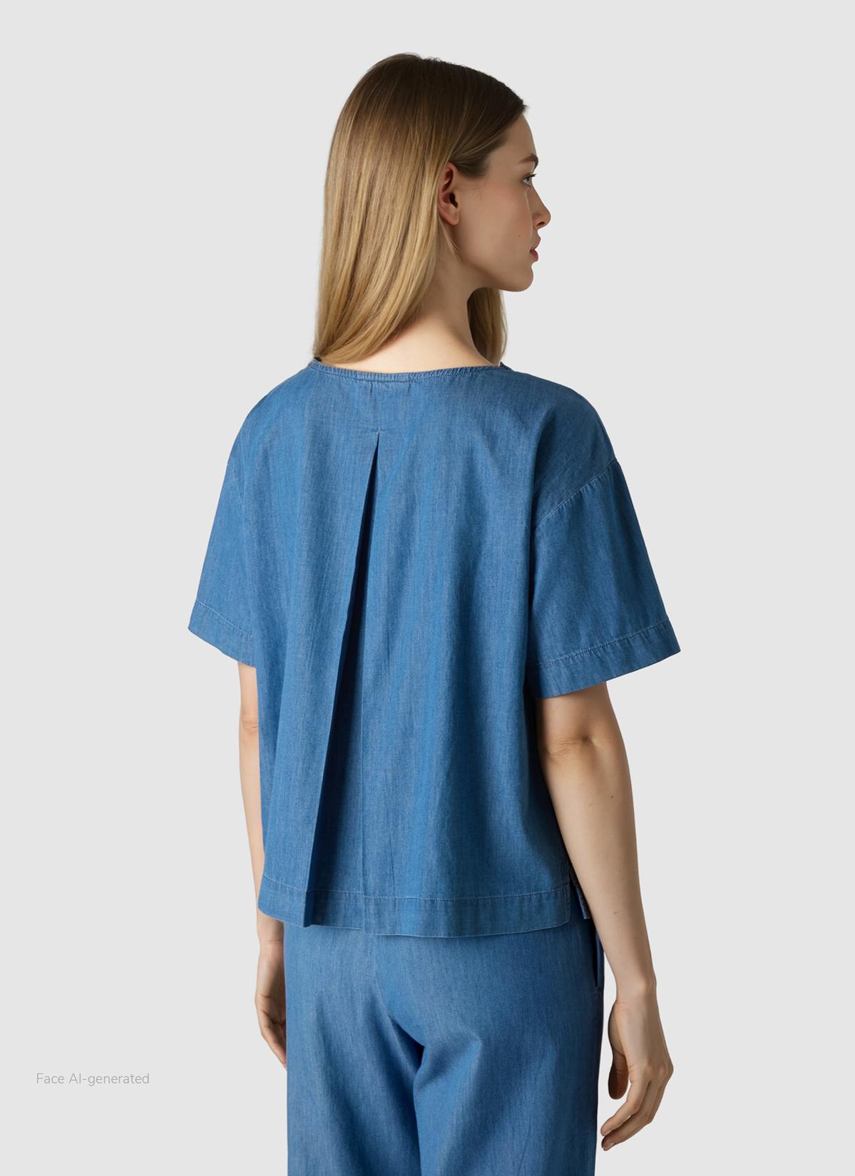 Bluse 1/2 Arm, Endless Sky Rückansicht