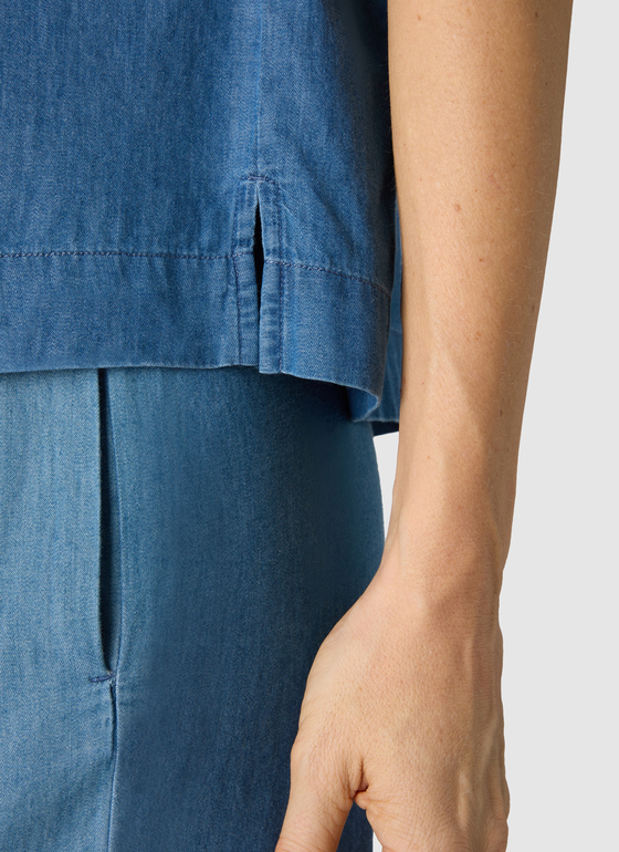 Bluse 1/2 Arm Endless Sky Frontansicht