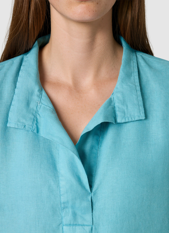 Kleid Delphinium Blue Frontansicht